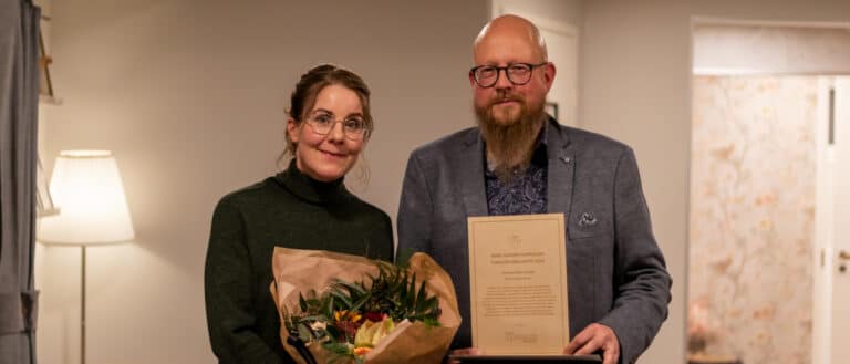 Puuhapuisto Veijarin yrittäjät Elina ja Sami Krook.
