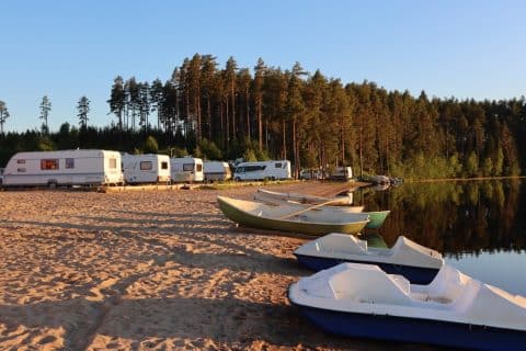 Hietasaari Camping campsite in Uurainen.