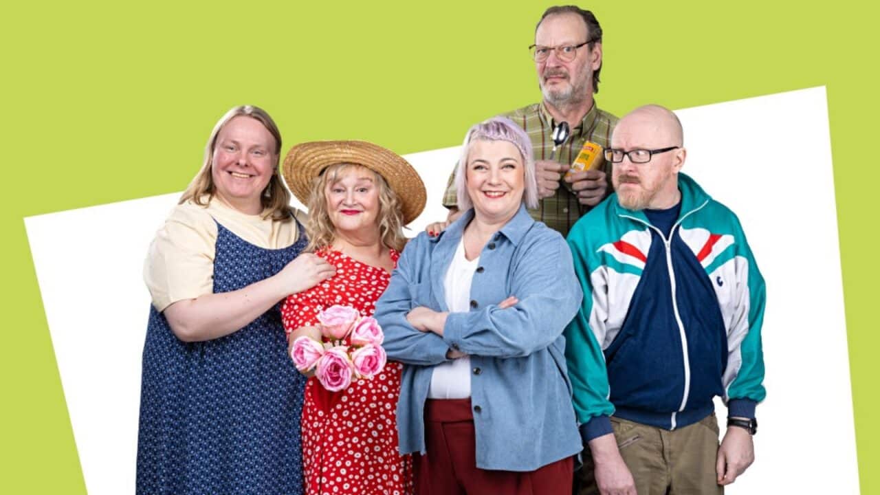 Teatteri Eurooppa Neljän näyttelijöitä.