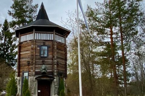 A tower building in the national romantic style.