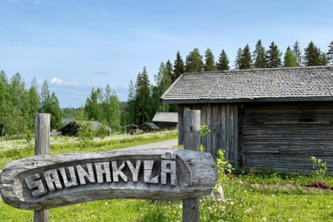 Saunakylä kesällä